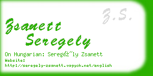 zsanett seregely business card